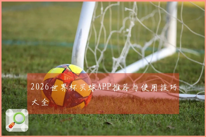 2026世界杯买球APP推荐与使用技巧大全